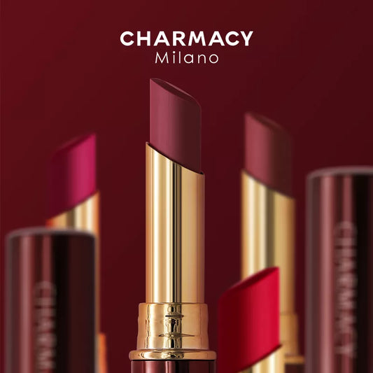 CHARMACY 16 Colors Waterproof Velvet Lipstick Easy To Wear Longstay Lip Stick Long-Lasting